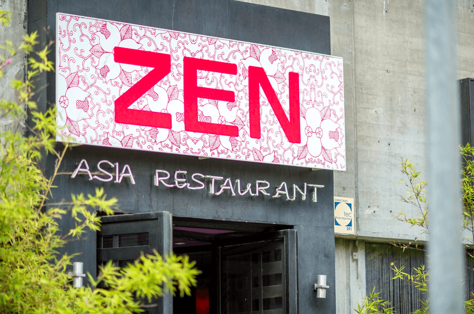 Entrada al restaurante Bamboo Zen - Foto: Zonaretiro.com