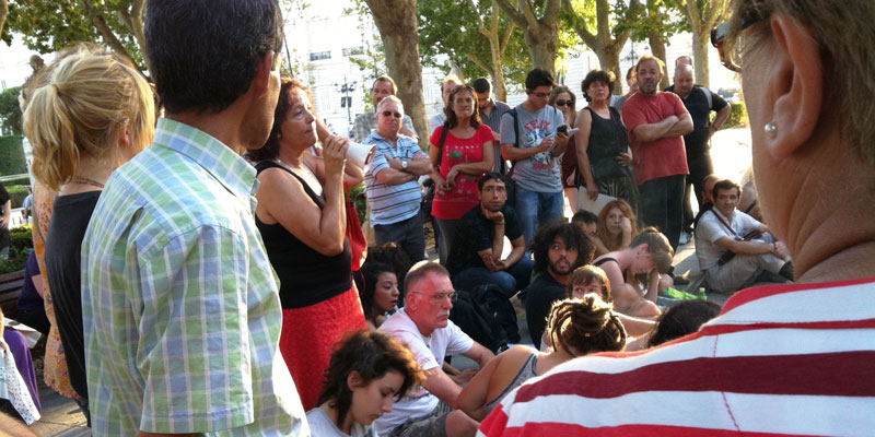 “¡No pegues a mi hijo! ¡No pegues a mi hijo!”