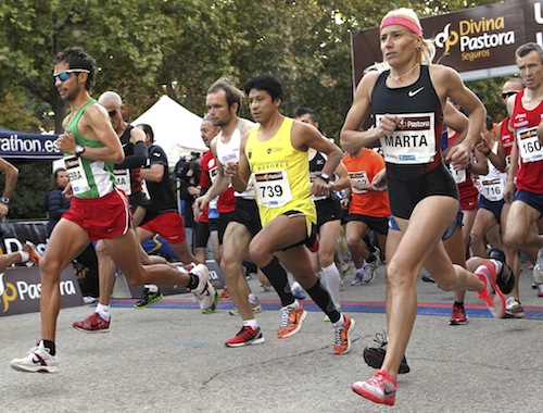 Chema Martínez y Marta Domínguez ganan la carrera Divina Pastora