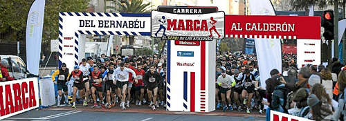 Los madridistas se imponen a los atléticos por 15 segundos de media