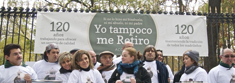 Los quiosqueros del Retiro: “La Junta nos pide ahora 60.000 euros al año”