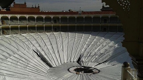 La cúpula de Las Ventas se desploma a cuatro días de la inauguración