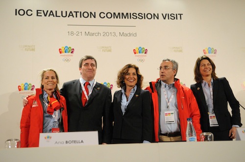 Primera rueda de prensa por la visita del COI - Ayto