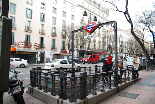 metro serrano madrid