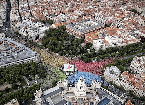 Más de 40.000 apoyaron la candidatura de 'Madrid 2016' el 27 de septiembre de 2009