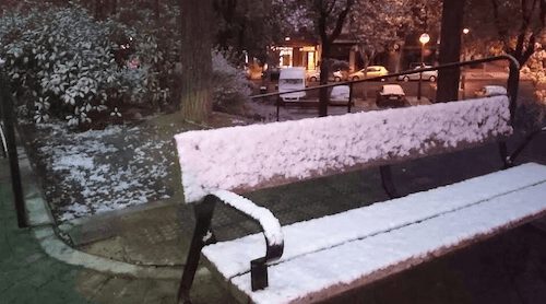 Nieve en Moratalaz - D. L