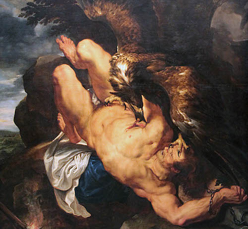 Prometeo encadenado, Rubens y Frans Snyders. 1611.