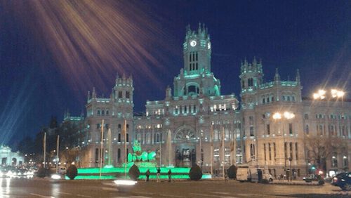 La Cibeles, este domingo 16 de marzo de 2014 - TW @ IrlEmbMadrid