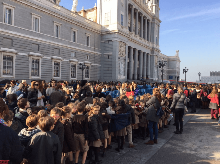 Foto: Almudena, el viernes 6 de noviembre TW Carlos González Paniagua