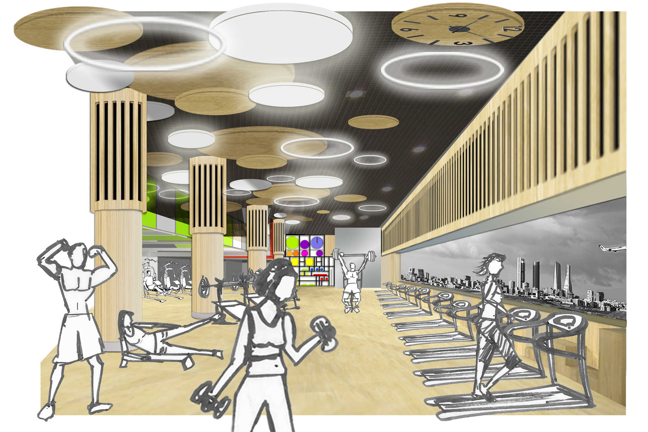Reebok Sports Club Madrid rediseña su área de 'fitness' con Sapey - Zona -
