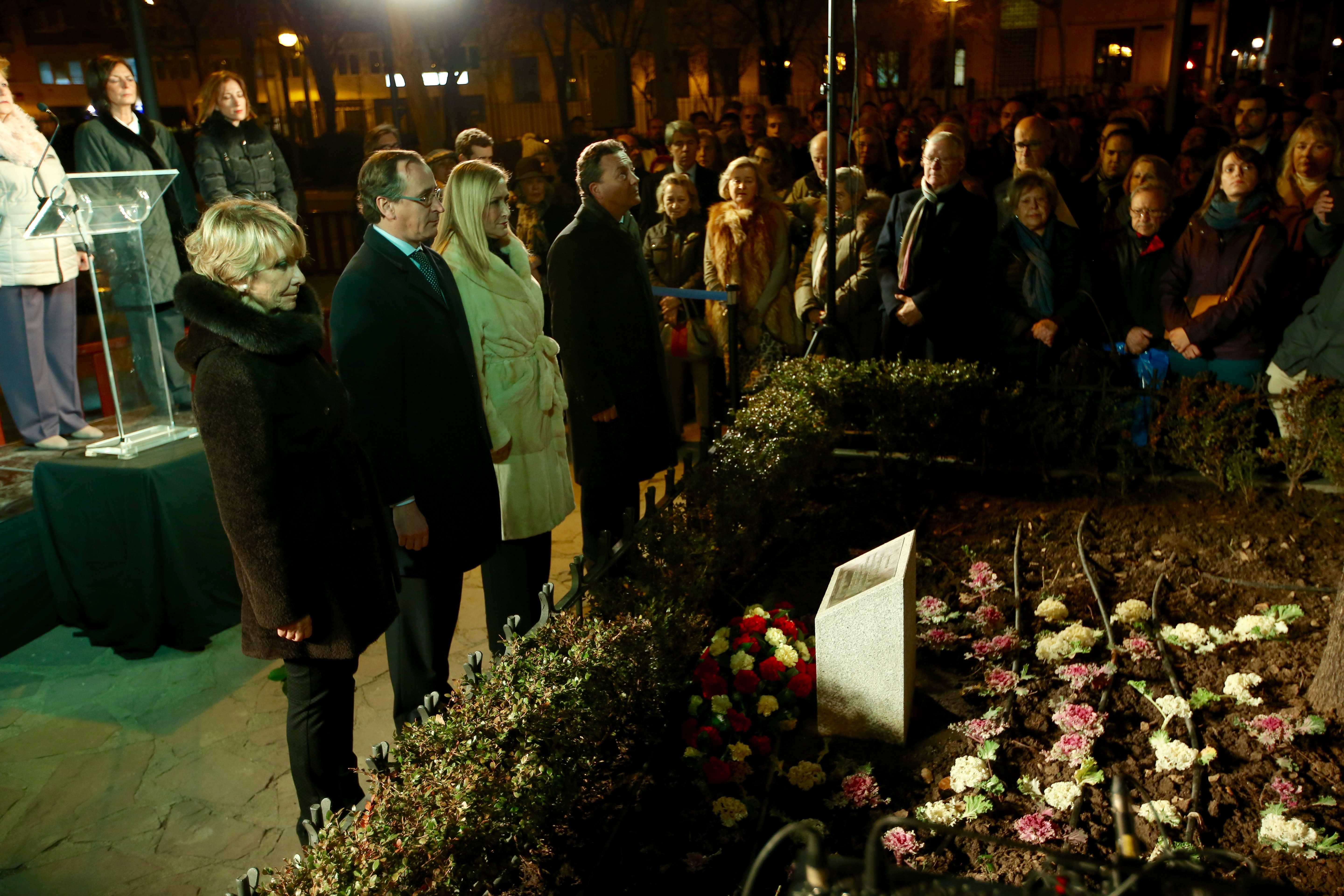 Homenaje a Gregorio Ordoñez en Príncipe de Vergara - Zona Retiro -