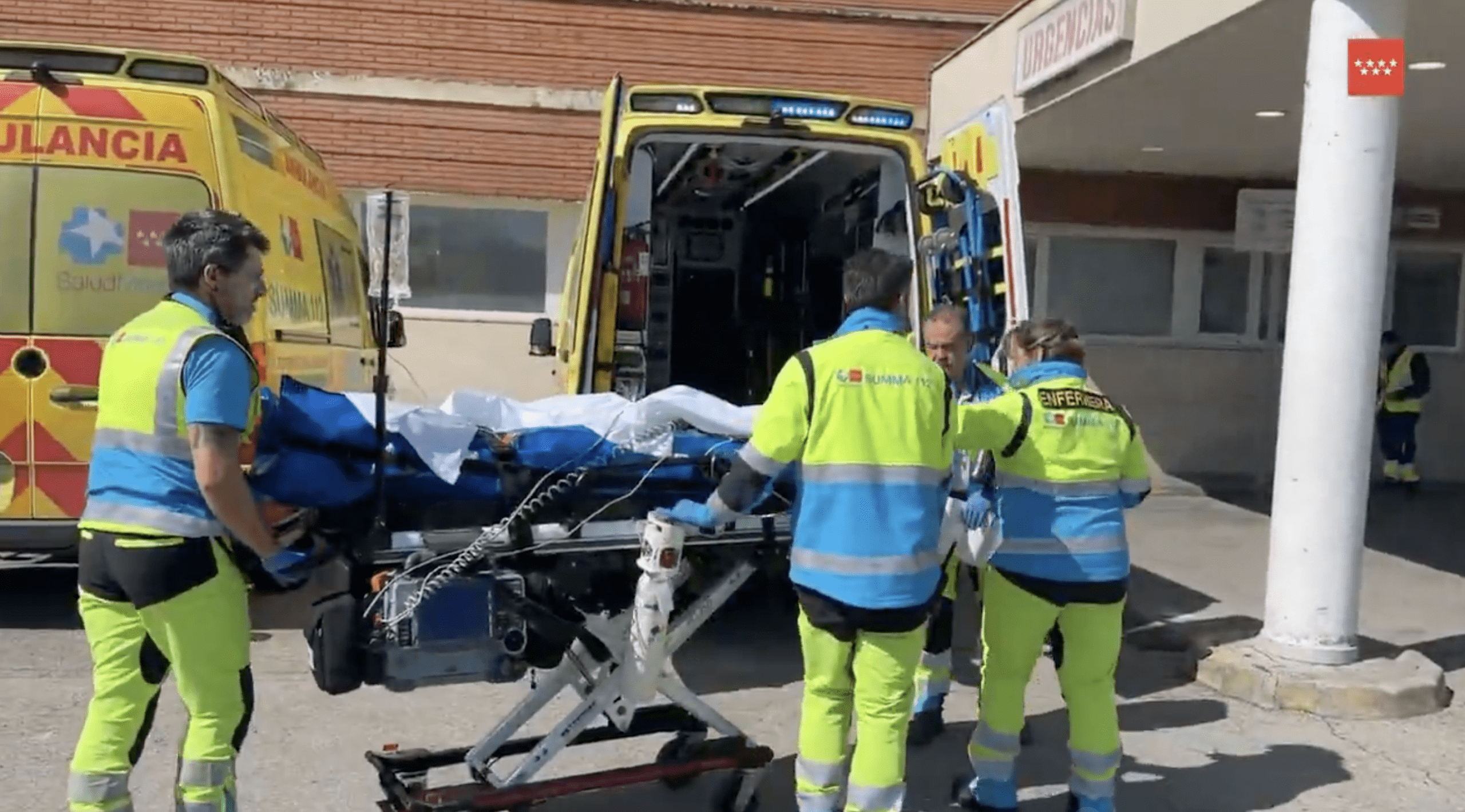 Grave un trabajador al caer desde seis metros de altura en Fuenlabrada