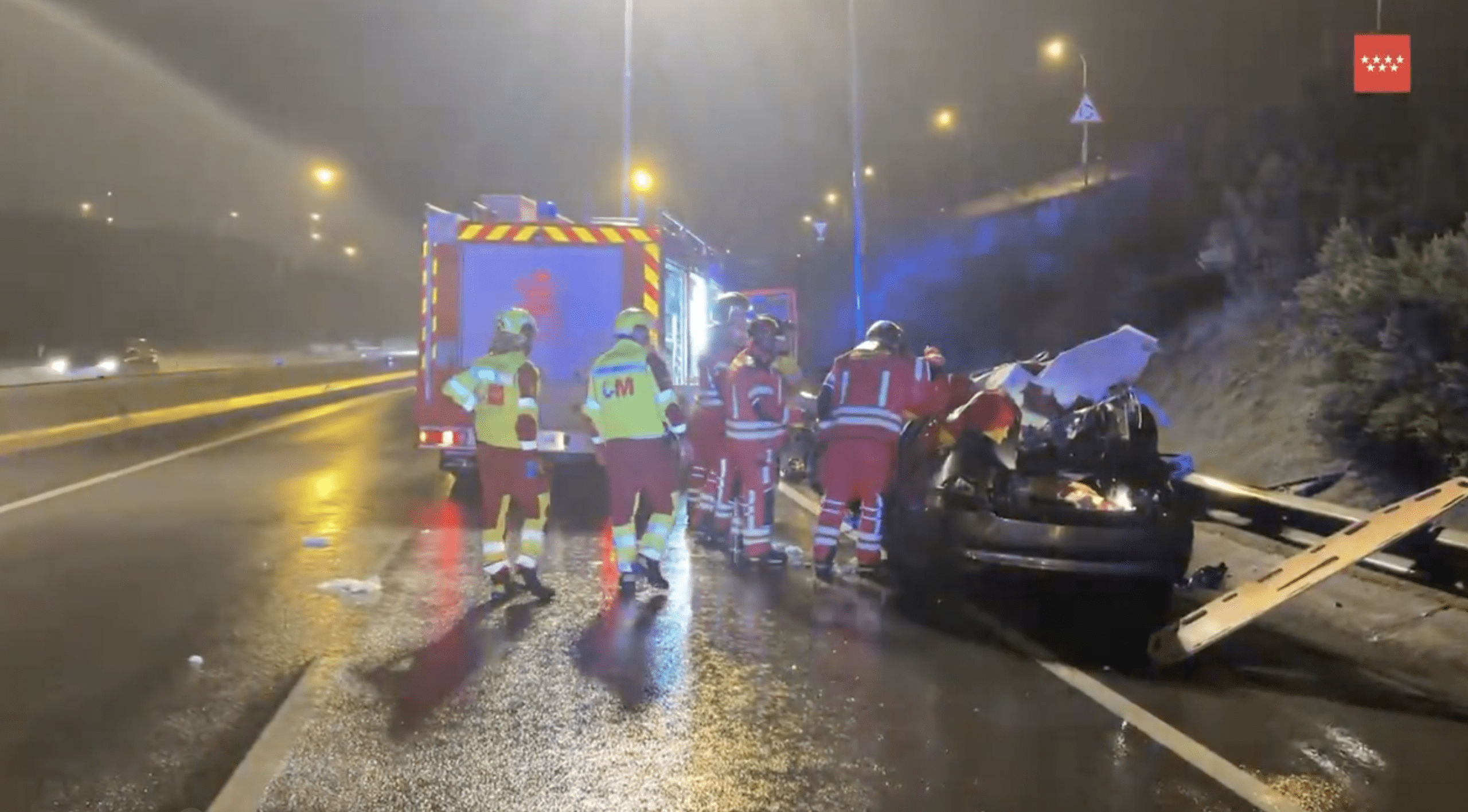 Un joven de 25 años fallece en un grave accidente de tráfico en Fuenlabrada