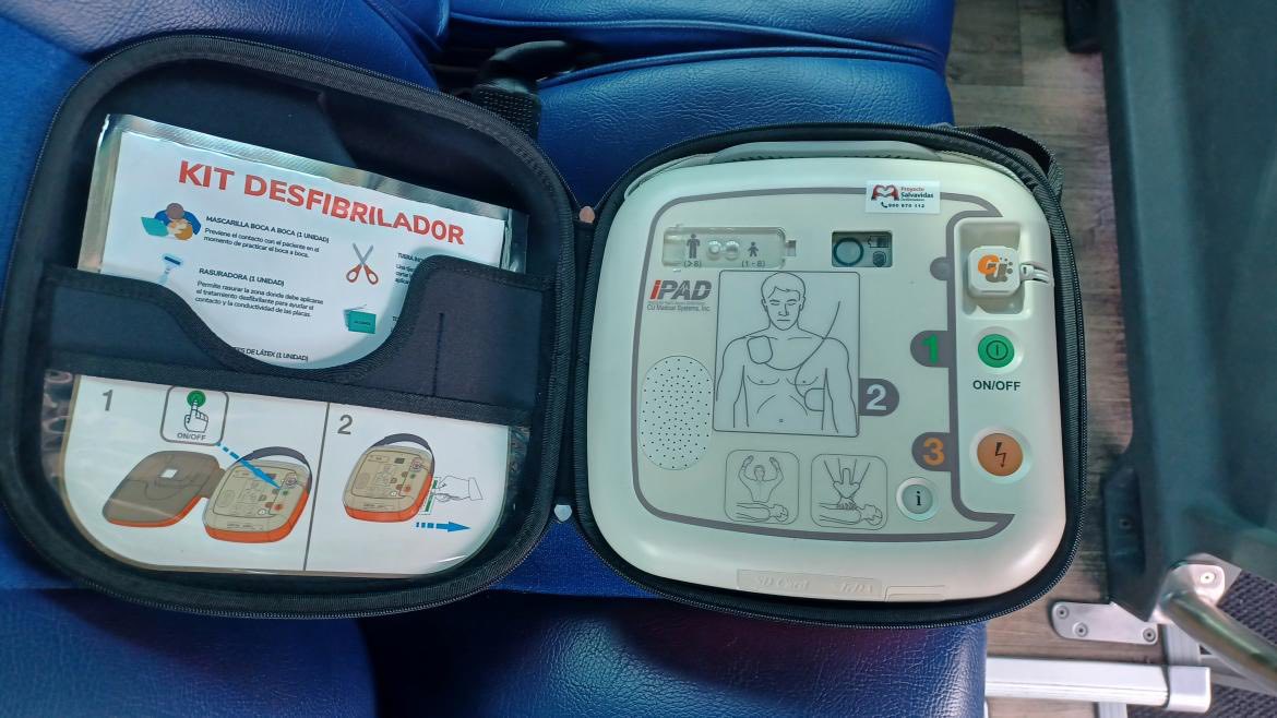 La Comunidad de Madrid convierte los autobuses interurbanos en espacios cardioprotegidos