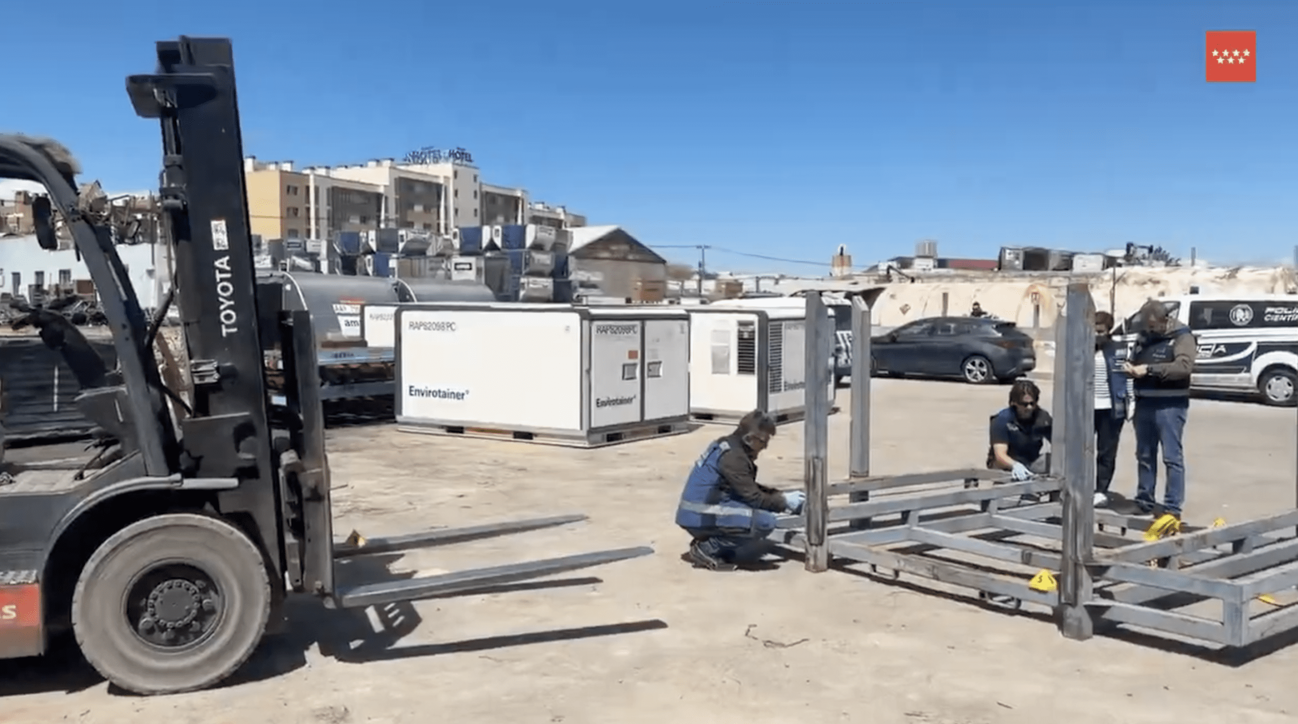 Un trabajador de 38 años fallece tras un accidente con un toro mecánico en Vicálvaro