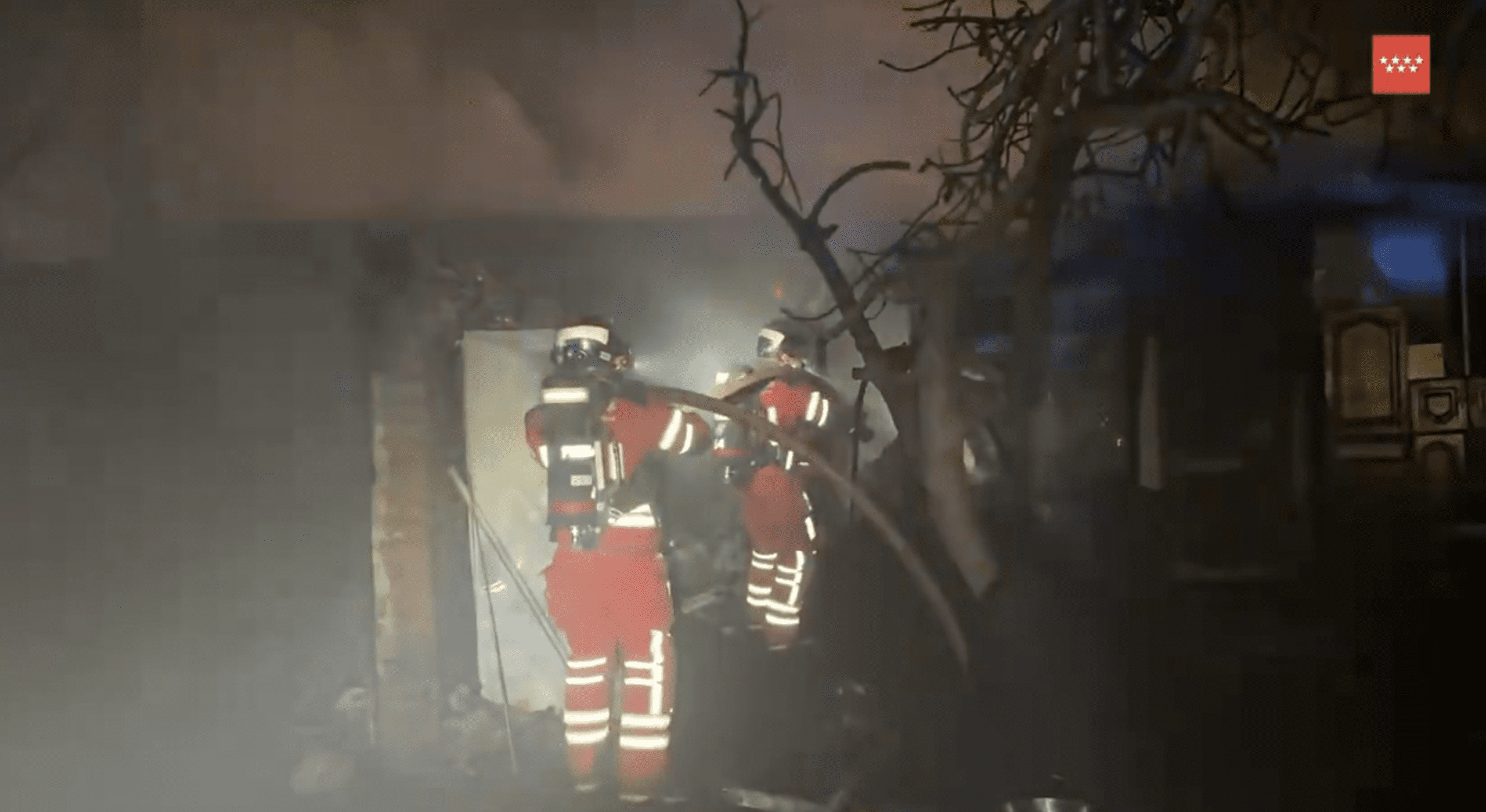 Un incendio destruye siete infraviviendas en Fuenlabrada sin causar heridos