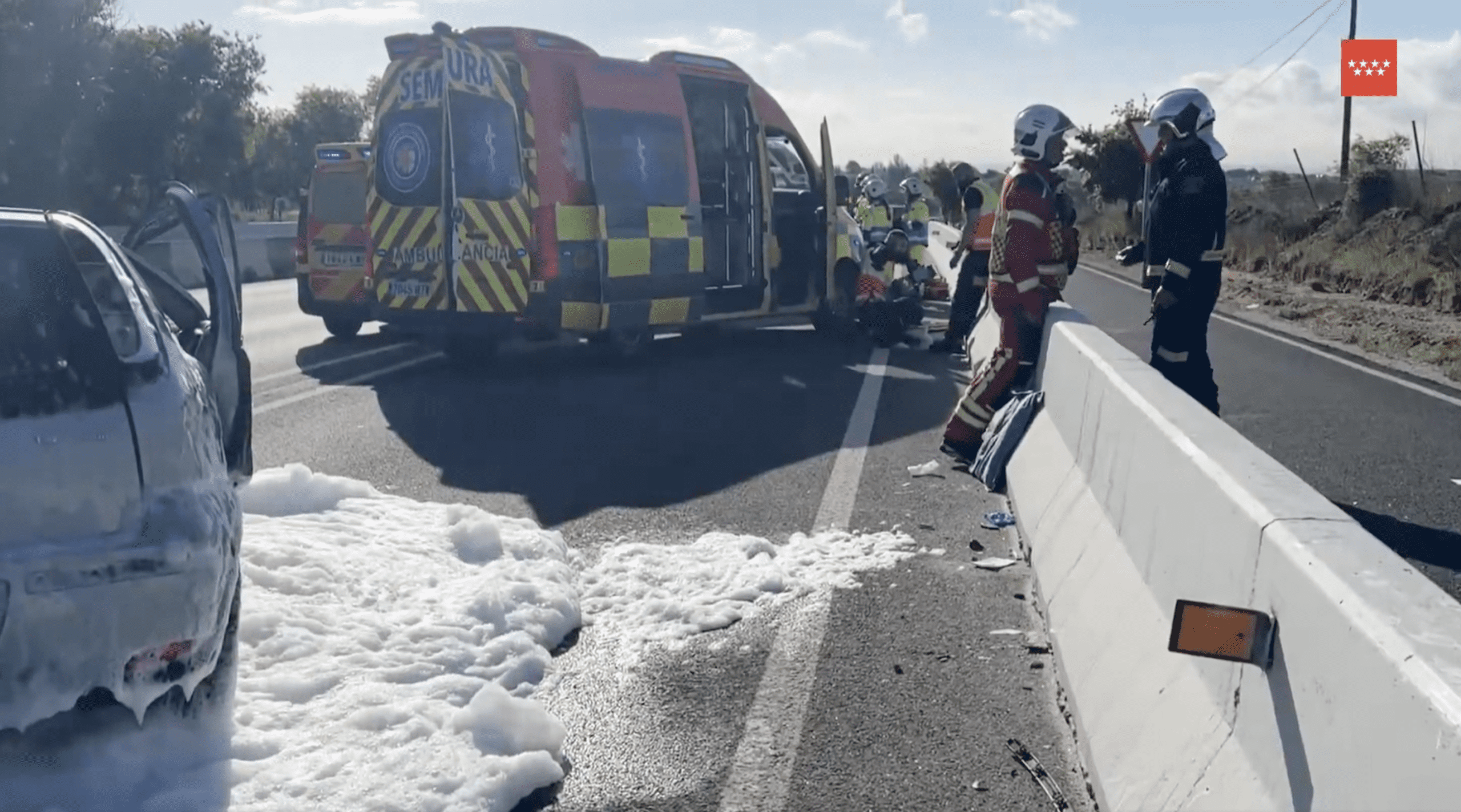 Luto en Alcobendas: fallece un hombre de 54 años tras un accidente en la carretera de la Universidad Autónoma