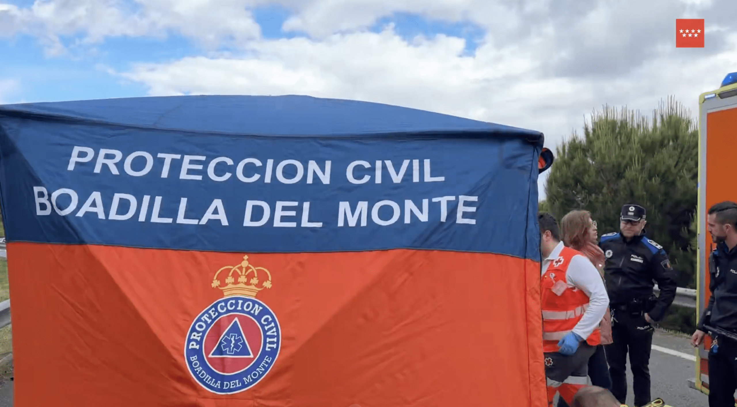 Tragedia en Boadilla: fallece un motorista de 52 años tras un choque frontal en la M-513